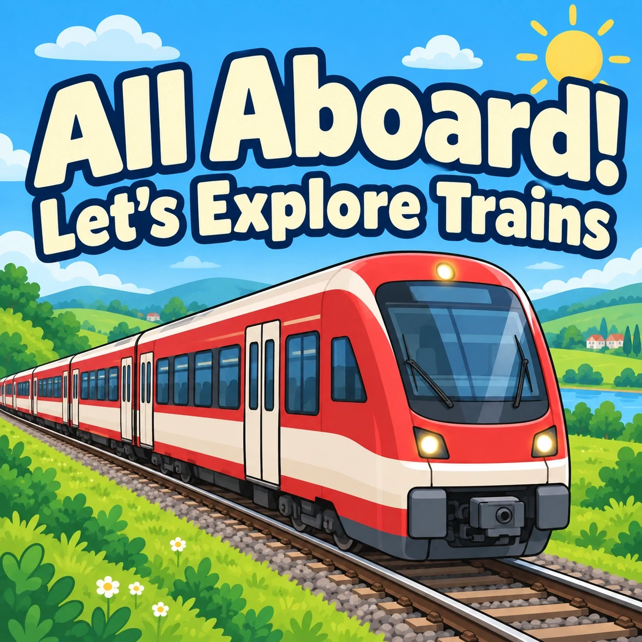 Cover of All Aboard! Let's Explore Trains