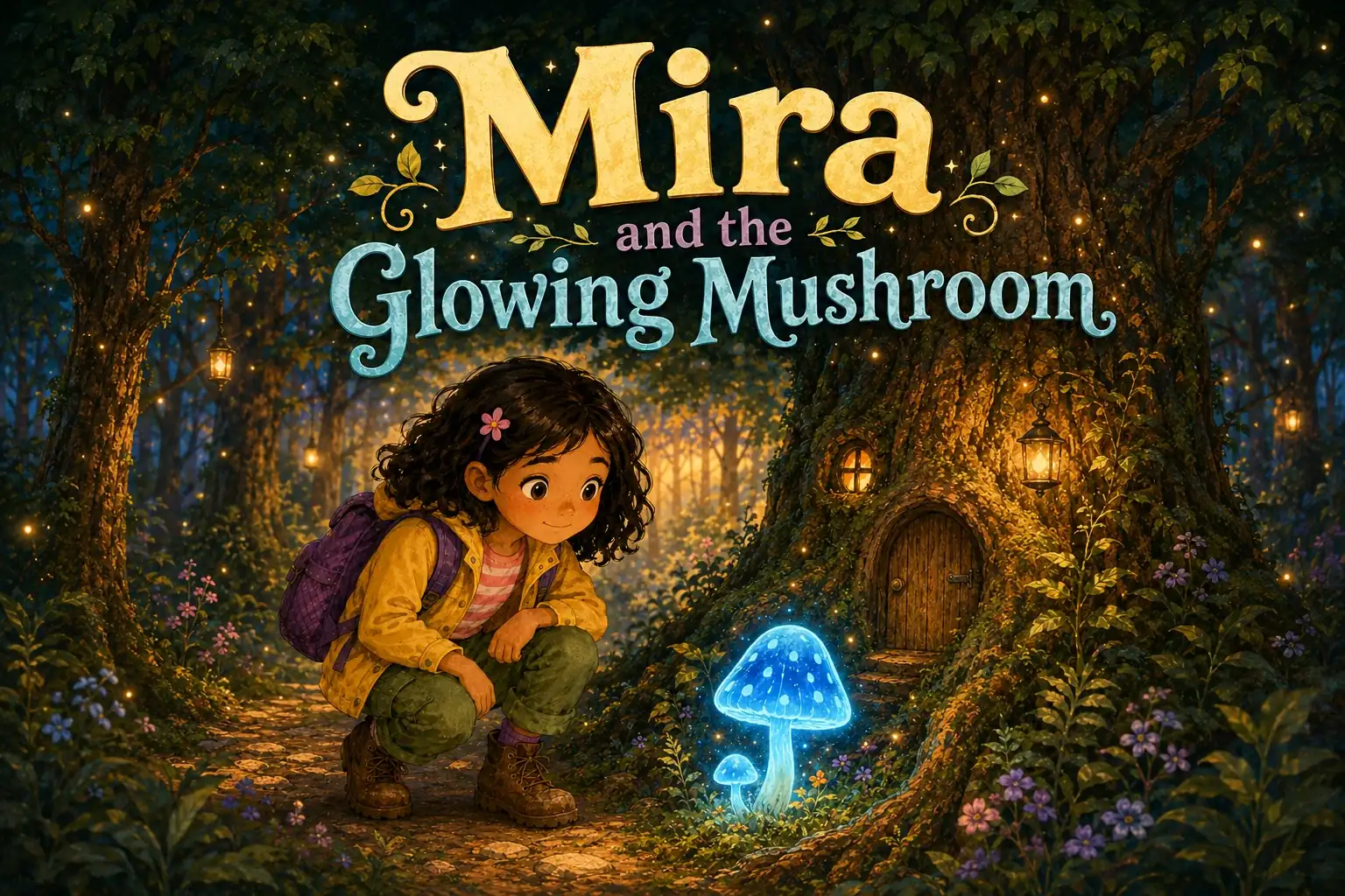 Cover of Mira and the Glowing Mushroom