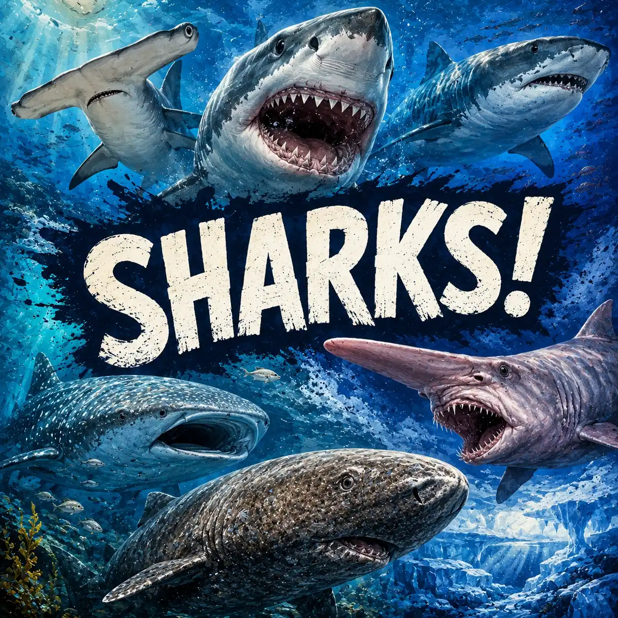 Cover of Sharks!