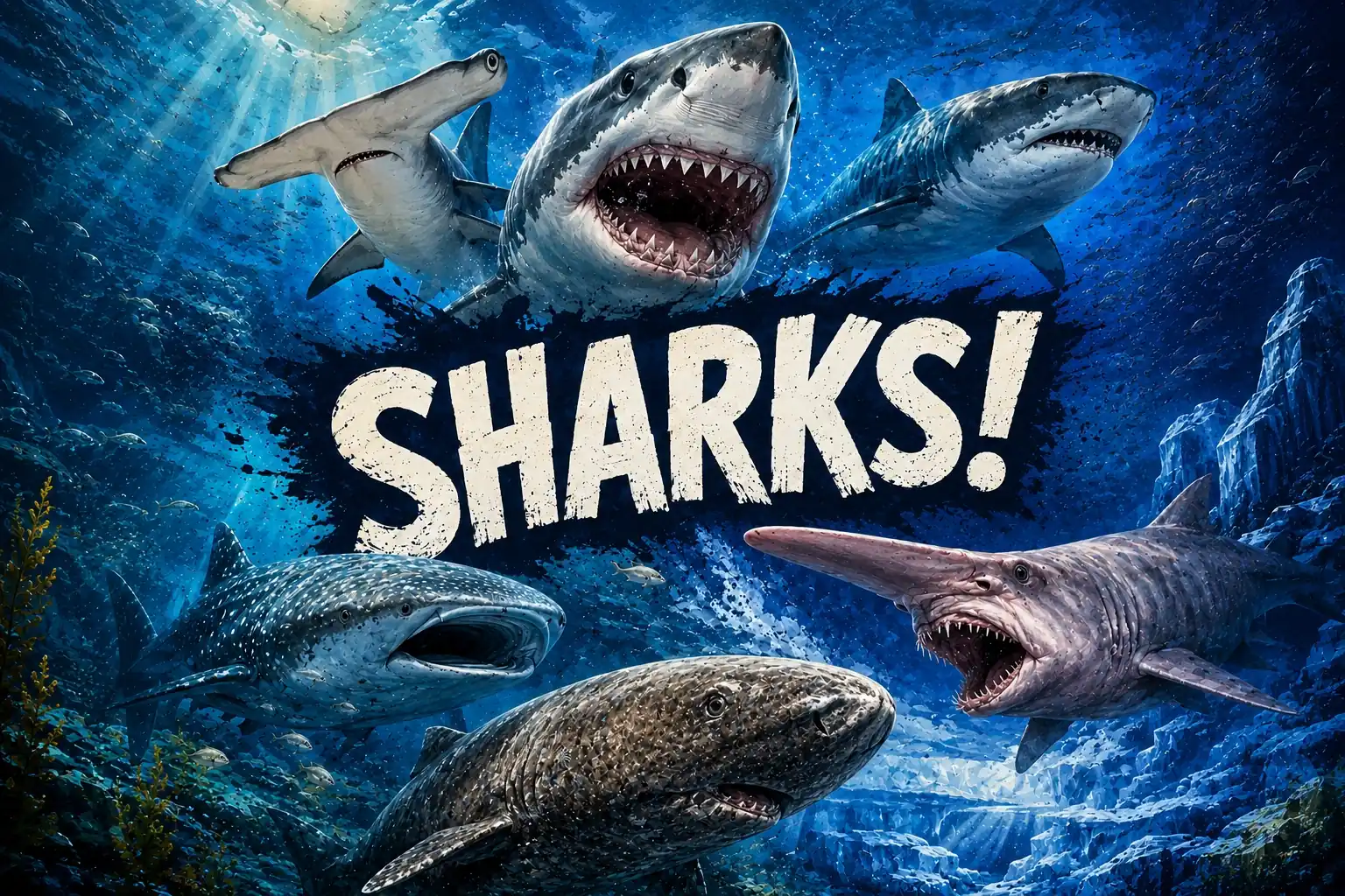 Cover of Sharks!