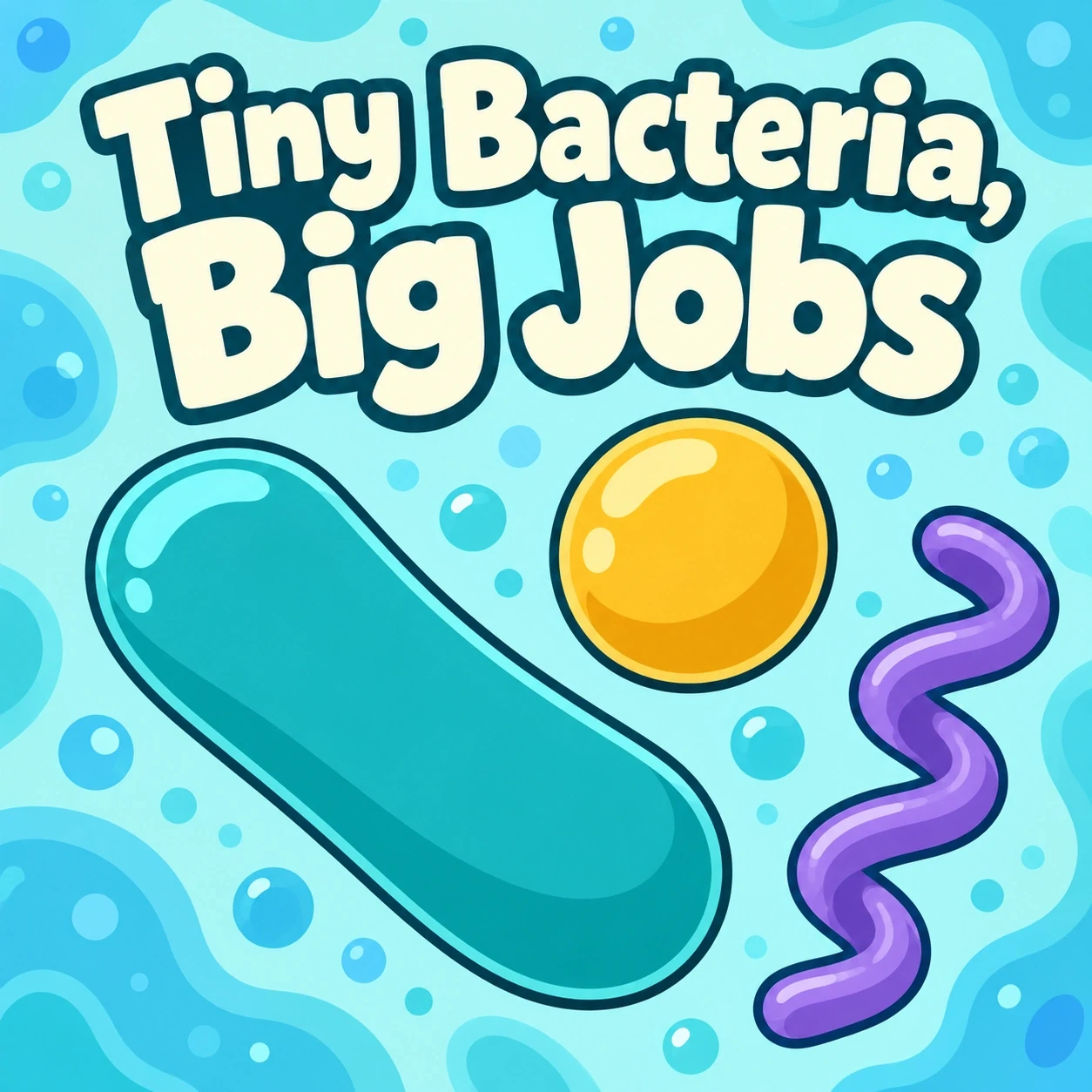 Cover of Tiny Bacteria, Big Jobs