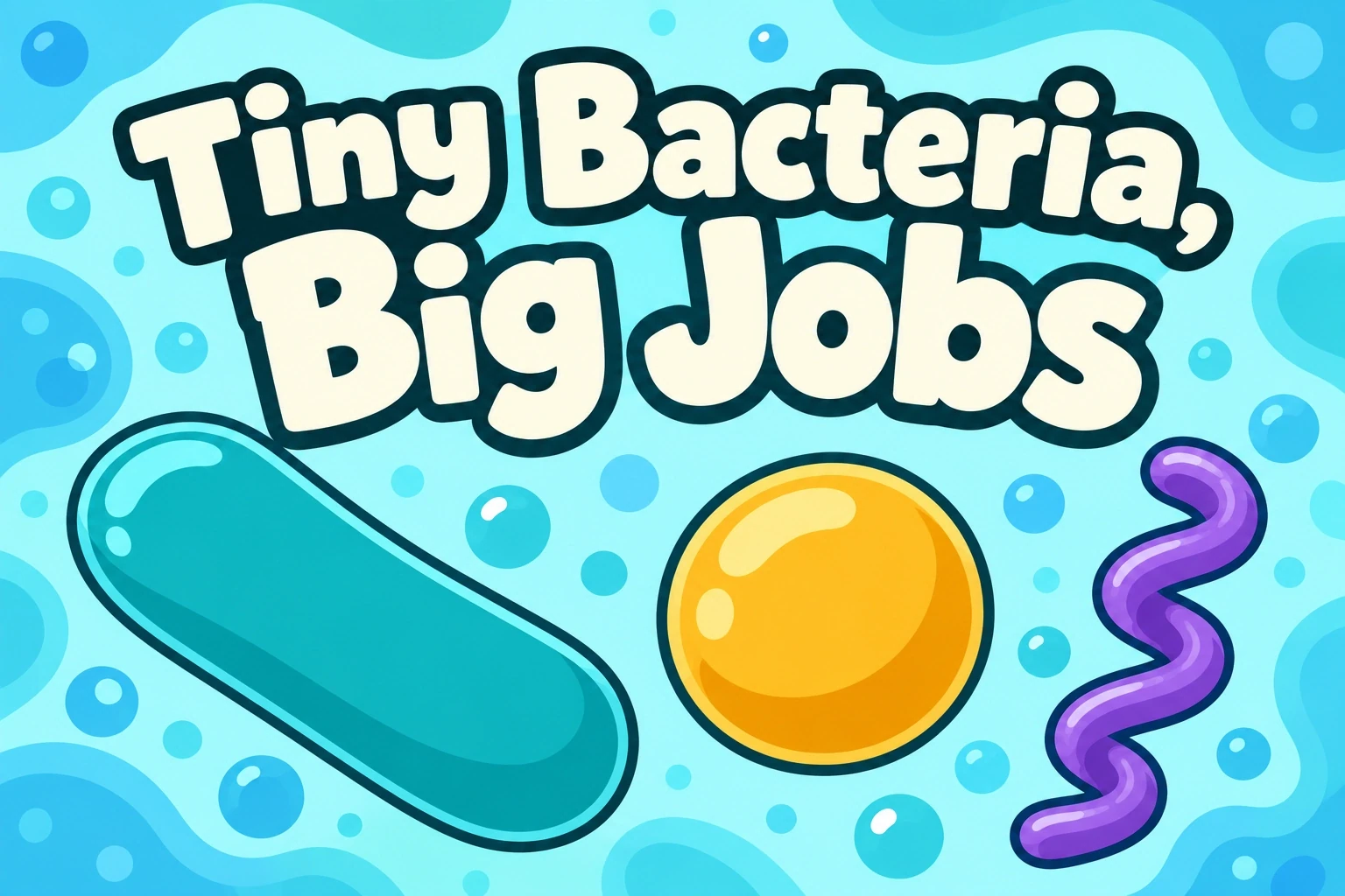 Cover of Tiny Bacteria, Big Jobs